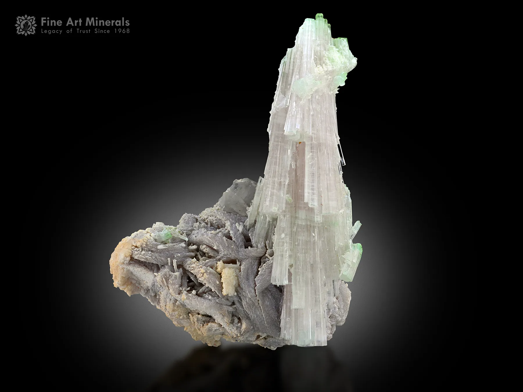 Tourmaline with Lepidolite from Afghanistan - image 1