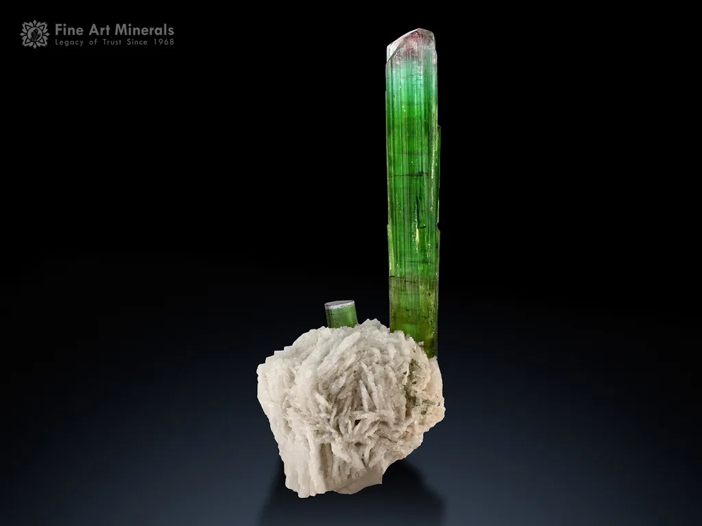 Tourmaline with Lepidolite from Paprok Afghanistan - image 2