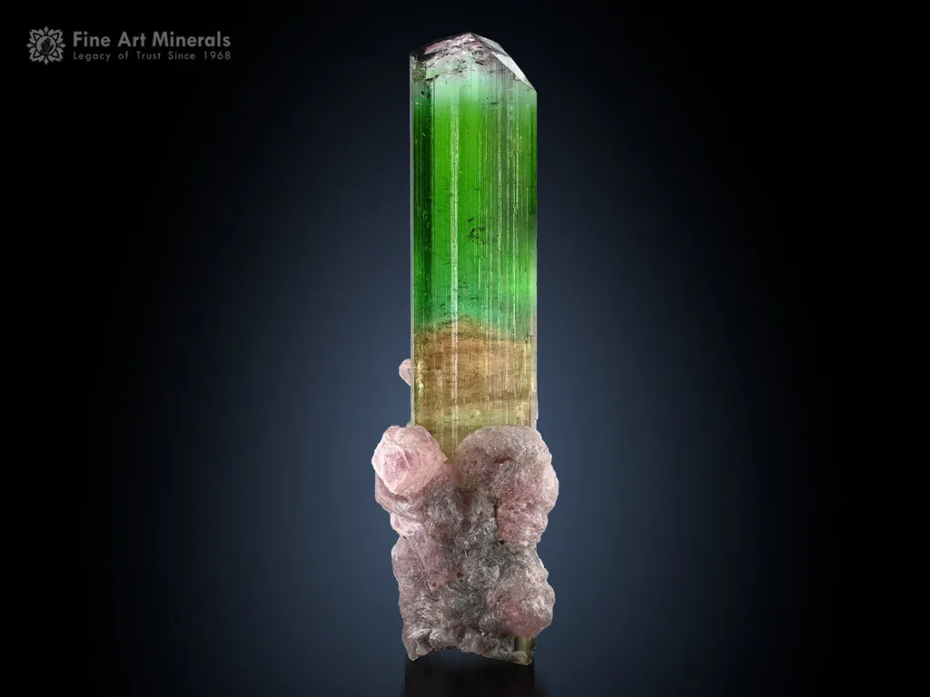 Tourmaline with Lepidolite from Paprok Afghanistan - image 2