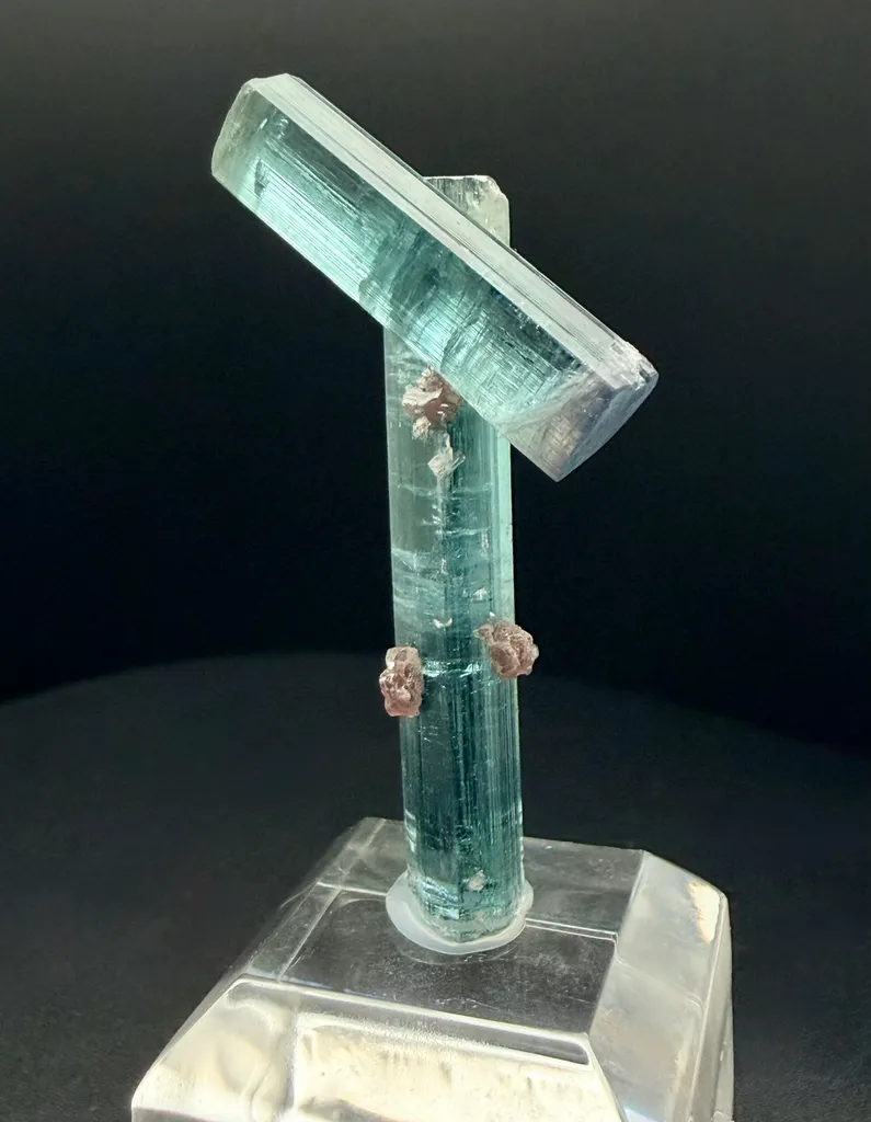 Tourmaline with Lepidolite from Pederneira mine - image 2