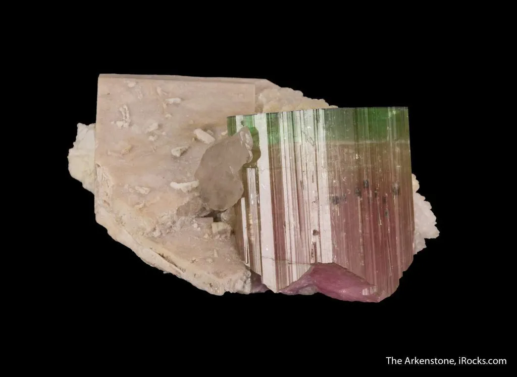 Tourmaline With Microlite Inclusions, Feldspar, Cleavelandite - image 7