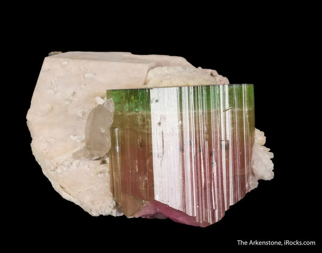Tourmaline With Microlite Inclusions, Feldspar, Cleavelandite - image 3
