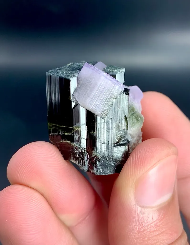 Tourmaline with purple Appatite from Pakistan, Gilgit-Baltistan, Skardu District - image 3