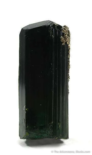 Tourmaline With Pyrite Cap - image 2