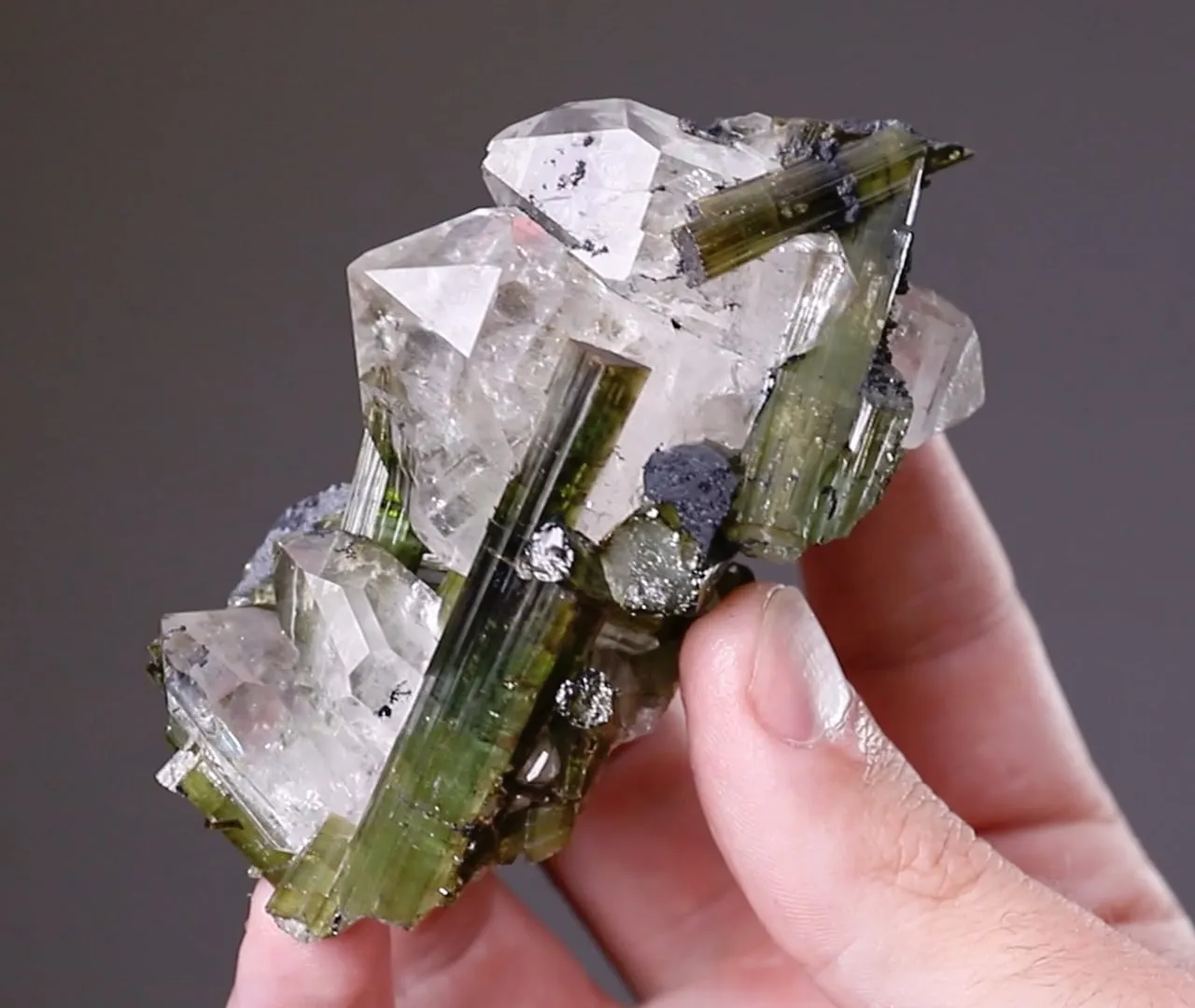 Tourmaline with Quartz - image 2