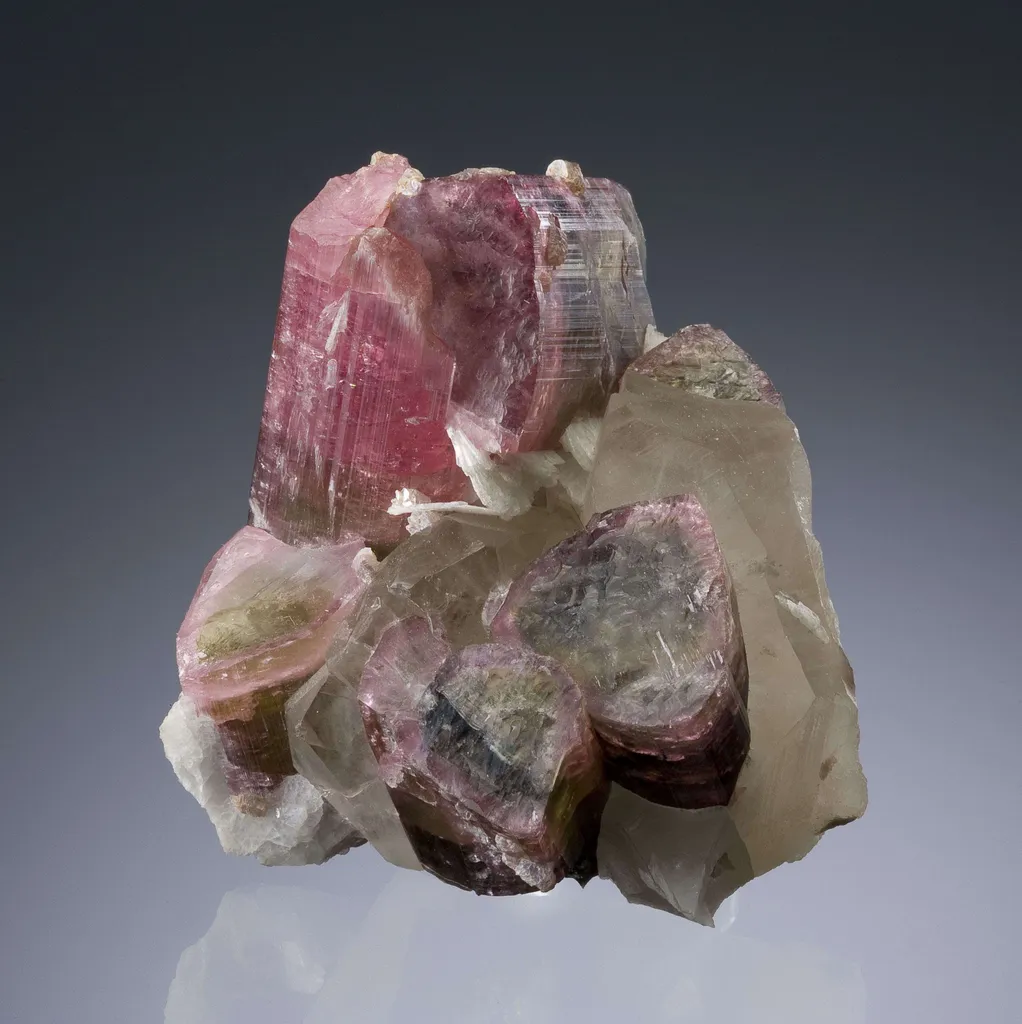 Tourmaline With Quartz - image 3