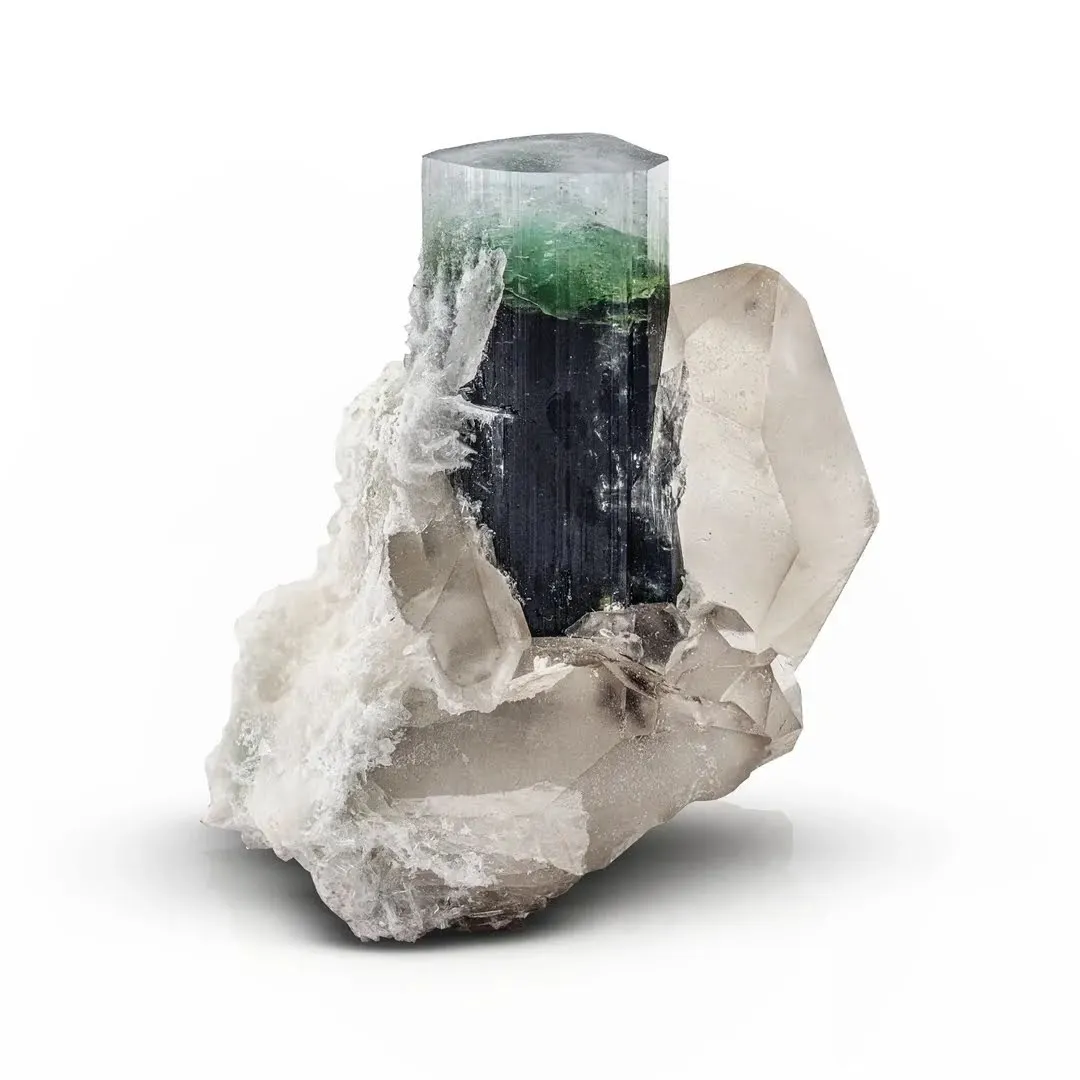 Tourmaline with Quartz - image 2