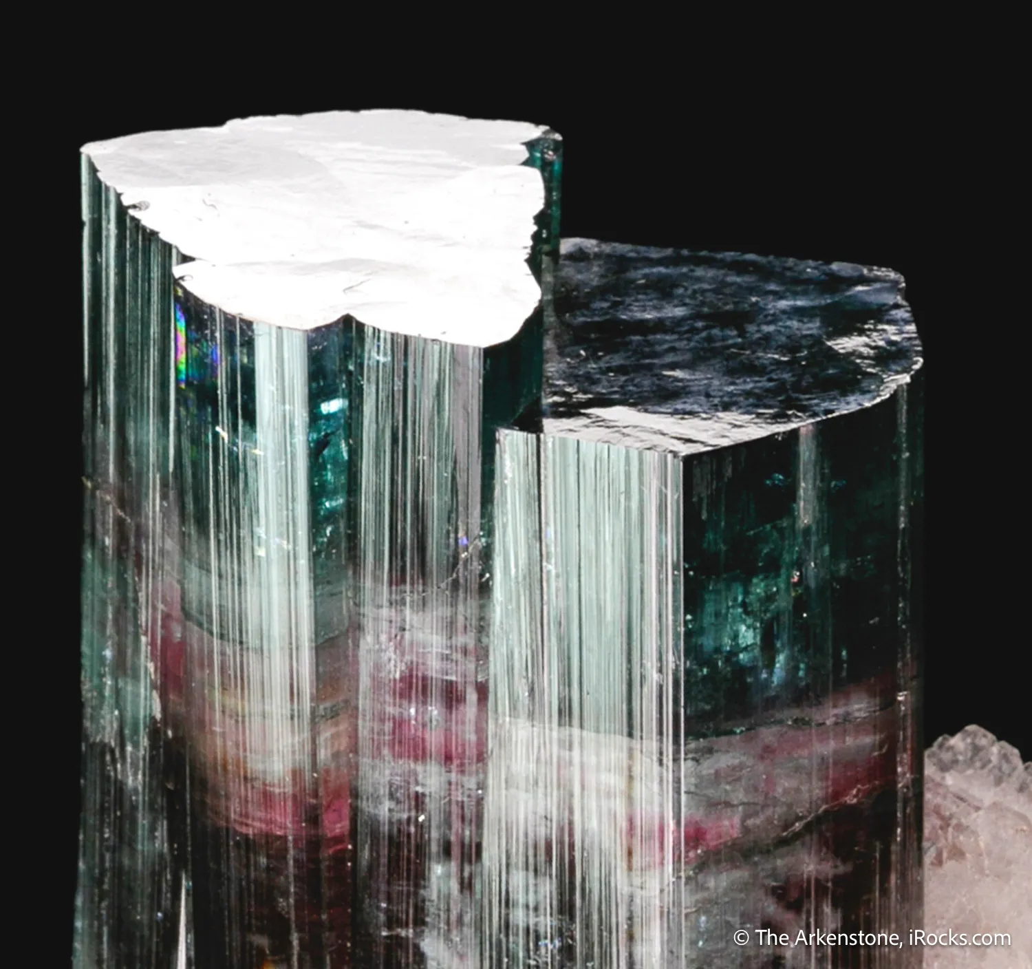Tourmaline with Quartz and Cleavelandite - image 3