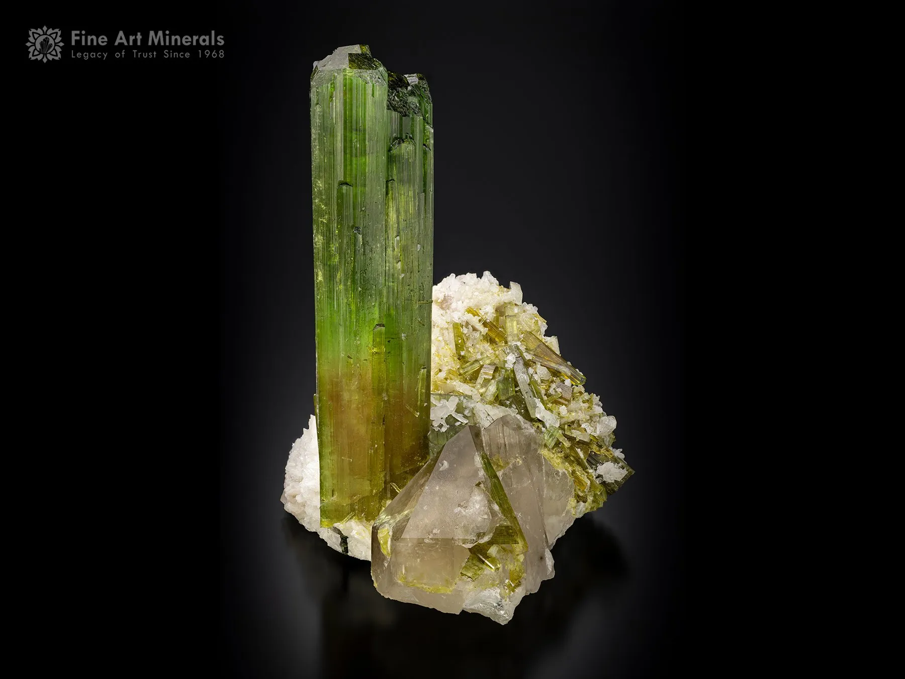 Tourmaline with Quartz and Cleavelandite from Afghanistan - image 1