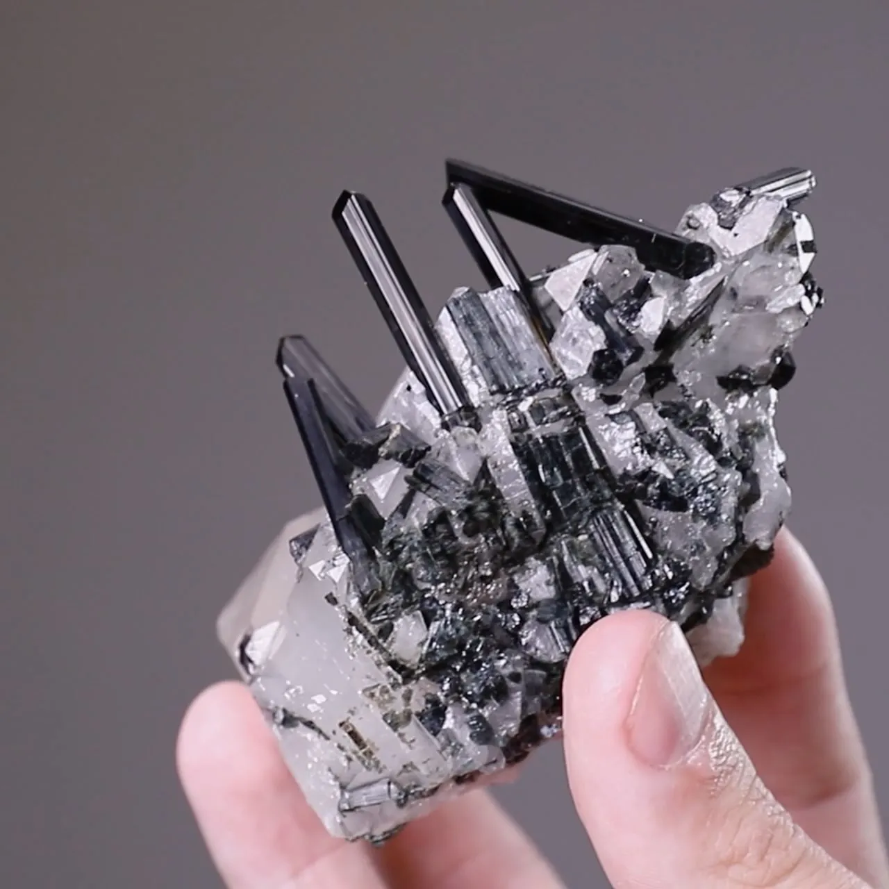 Tourmaline with Quartz - image 2