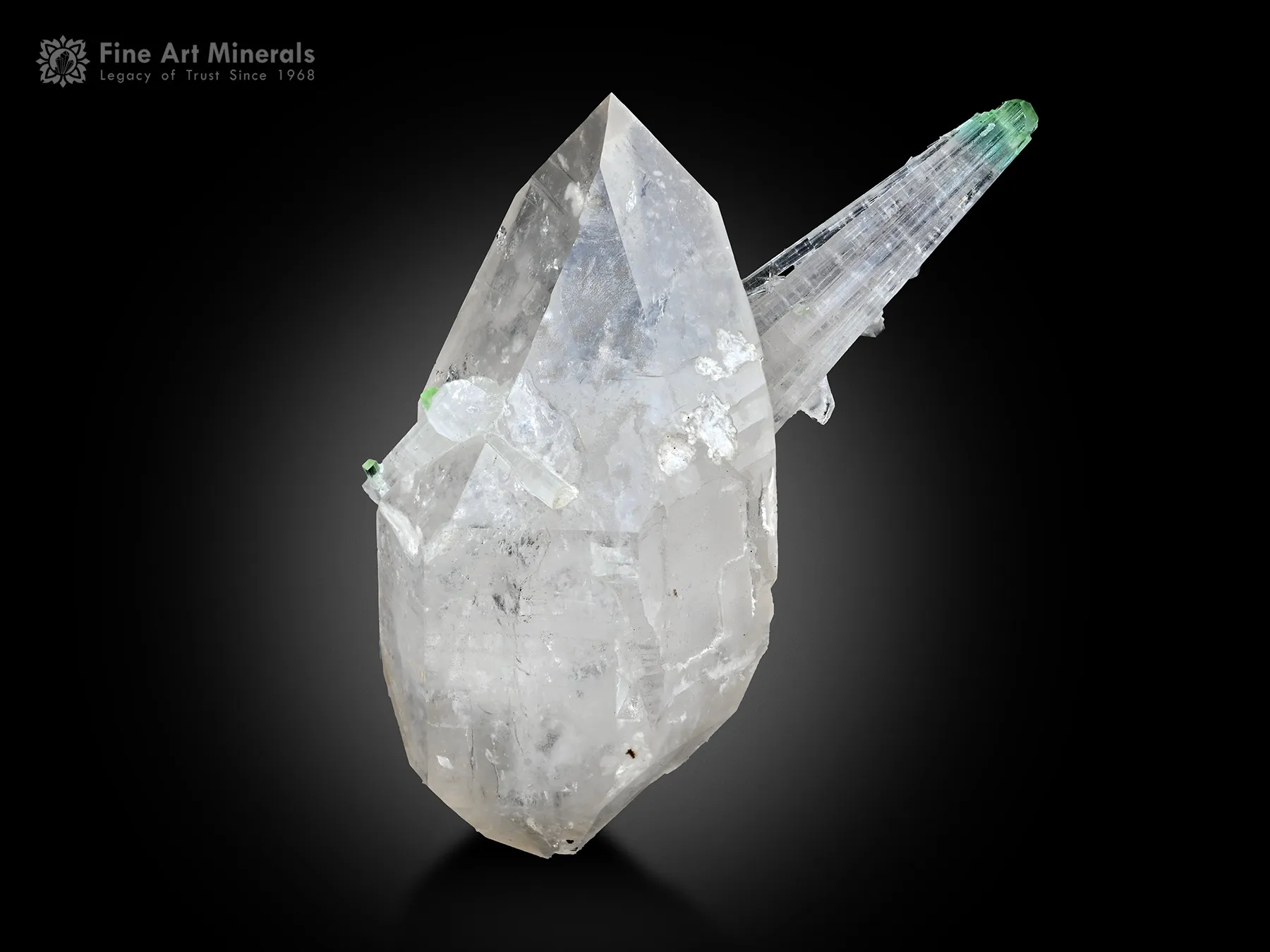 Tourmaline with Quartz from Afghanistan - image 1