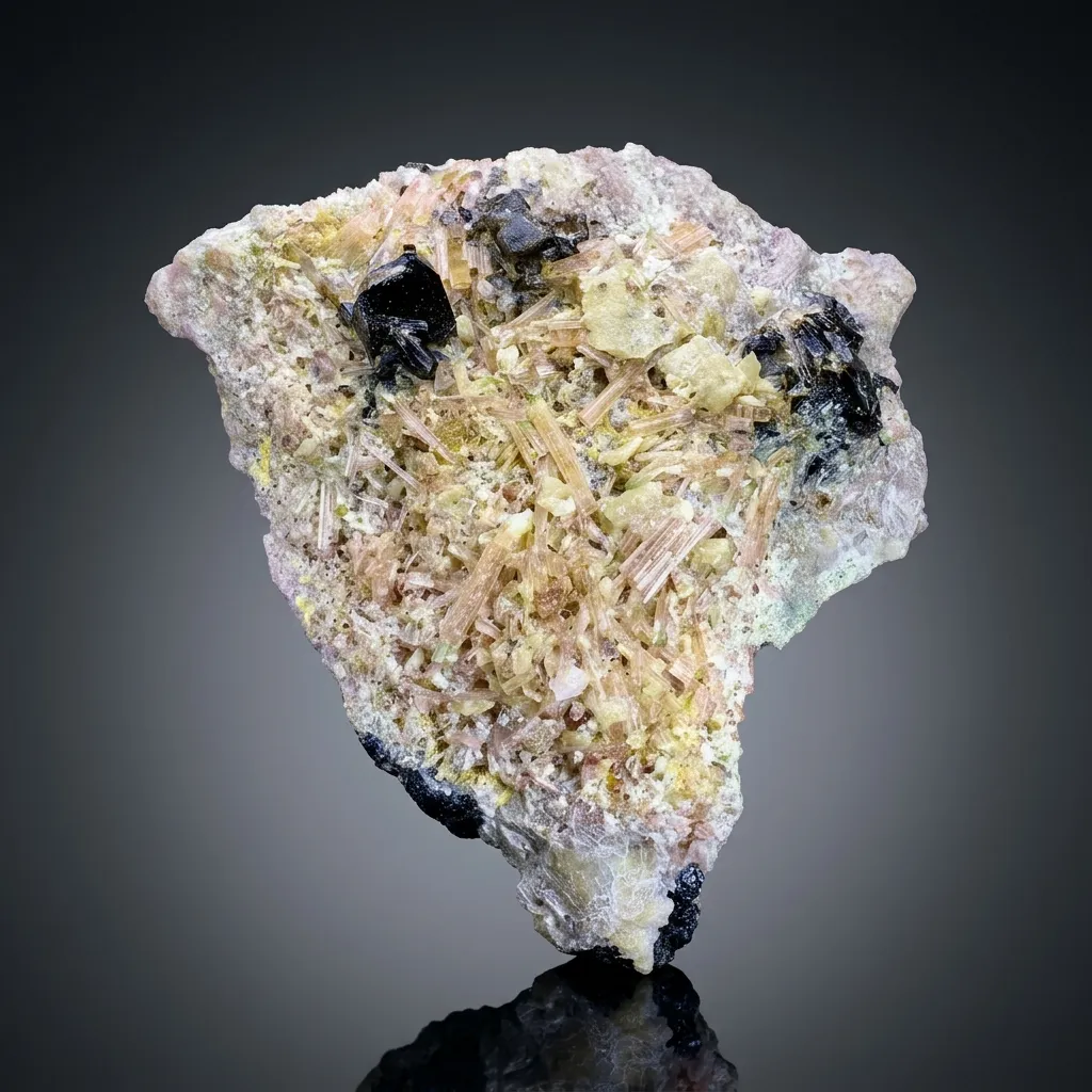 Tourmaline with Quartz from Pakistan image
