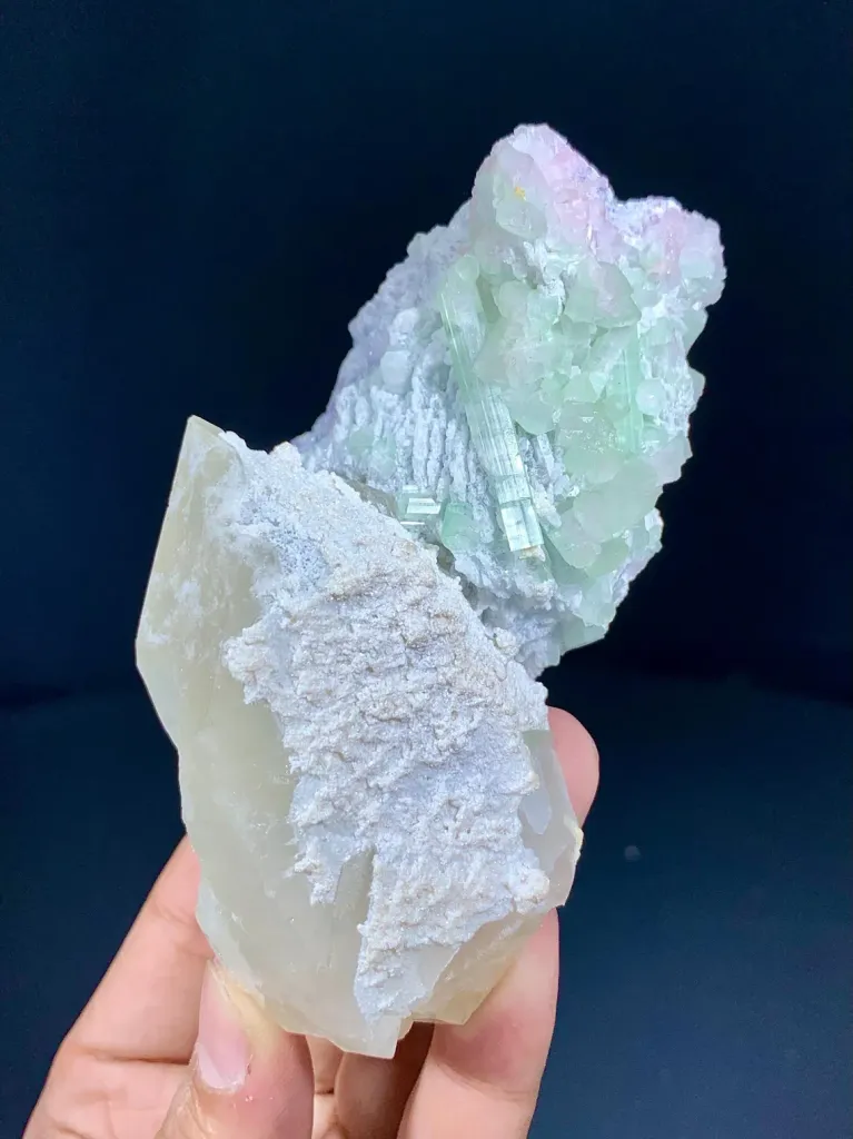 Tourmaline with Smoky Quartz and Albite from Afghanistan - image 4