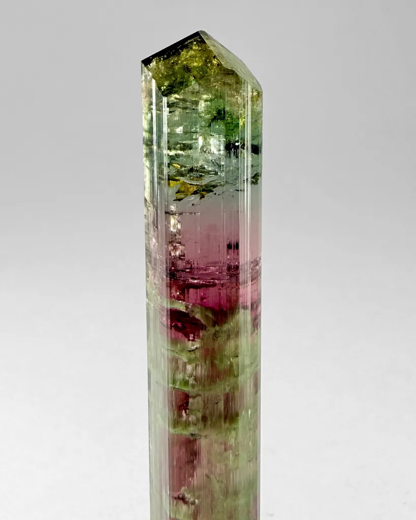 Tourmaline(Cat's eye) with Lepidolite - image 2
