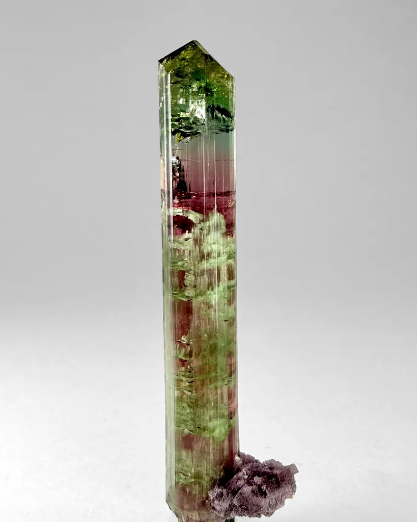 Tourmaline(Cat's eye) with Lepidolite - image 5