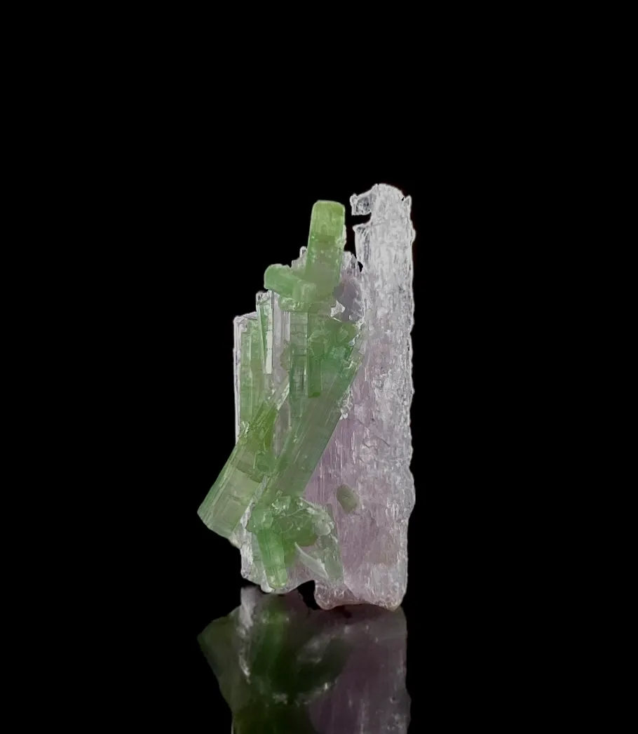 Tourmalines on Kunzite from Laghman Afghanistan - image 1