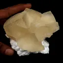 Tranlucent Calcite On Mordenite Natural Mineral Specimen - image 4