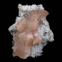 Translucent Heulandite on Chalcedony Natural Mineral Specimen - image 1