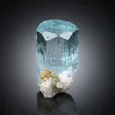 Transparent Blue Diamond Cut Aquamarine Crystal from Pakistan - image 1