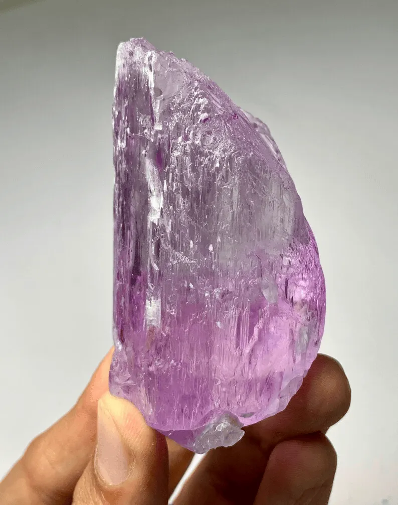 Transparent Kunzite var Spodumene Crystal from Afghanistan - image 8
