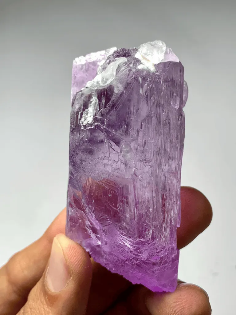 Transparent Kunzite var Spodumene Crystal from Afghanistan - image 9