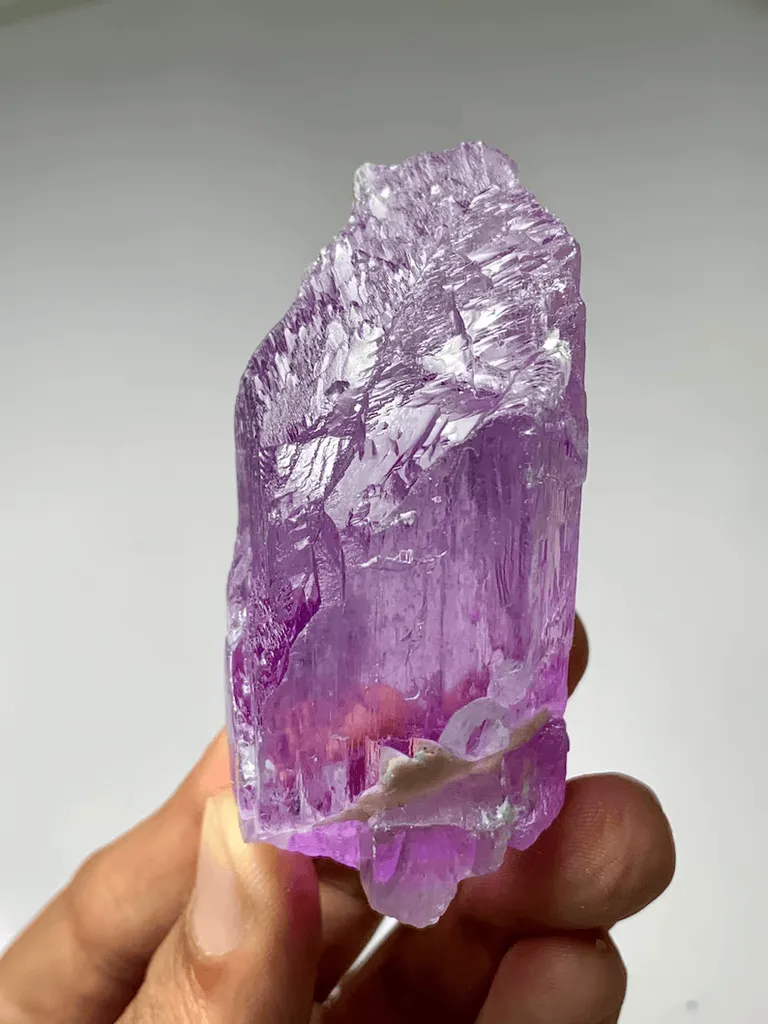 Transparent Kunzite var Spodumene Crystal from Afghanistan - image 4
