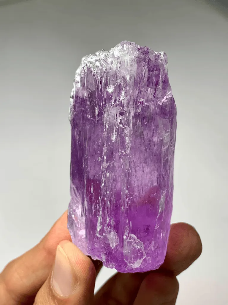 Transparent Kunzite var Spodumene Crystal from Afghanistan - image 7