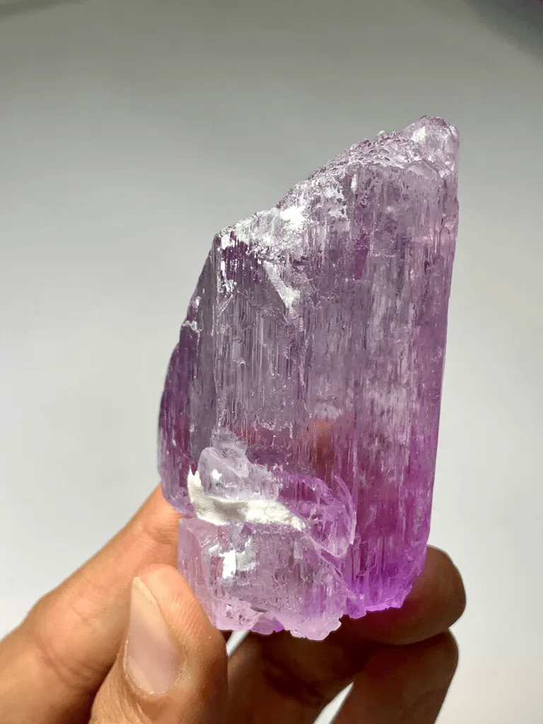Transparent Kunzite var Spodumene Crystal from Afghanistan - image 6