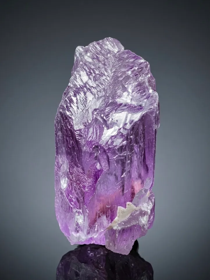 Transparent Kunzite var Spodumene Crystal from Afghanistan image