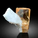 Transparent Rich Golden Color Topaz with Feldspar from Skardu Pakistan - 67 gram - image 8
