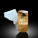 Transparent Rich Golden Color Topaz with Feldspar from Skardu Pakistan - 67 gram - image 6