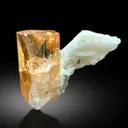 Transparent Rich Golden Color Topaz with Feldspar from Skardu Pakistan - 67 gram - image 3