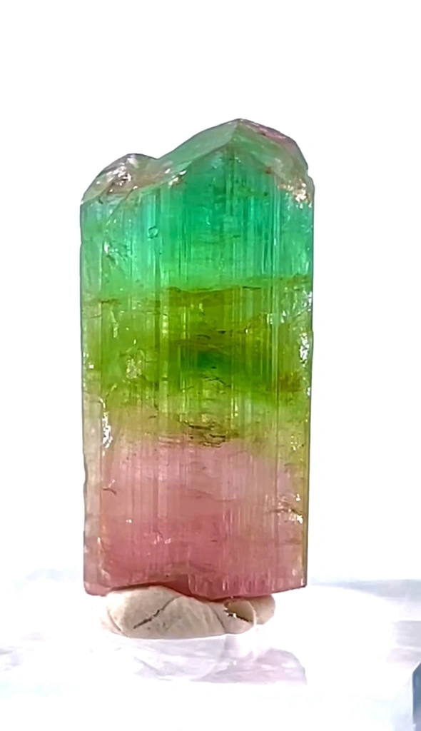 Tri Color Tourmaline Crystal from Afghanistan - image 9