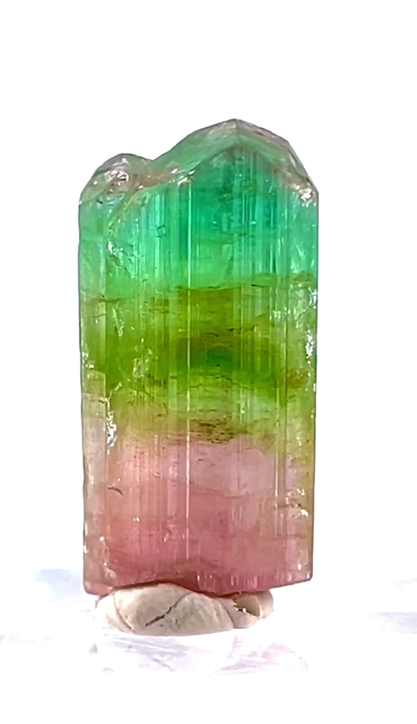 Tri Color Tourmaline Crystal from Afghanistan - image 7