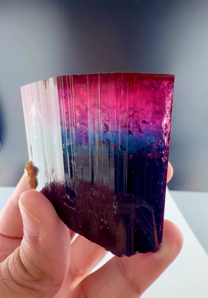 Tri color Tourmaline from Afghanistan - image 3