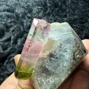 Tri colour Tourmaline with Smoky quartz from Afghanistan - image 5