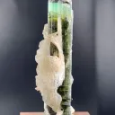 Tricolor Tourmaline on Cleavelandite Albite from Pakistan - image 6