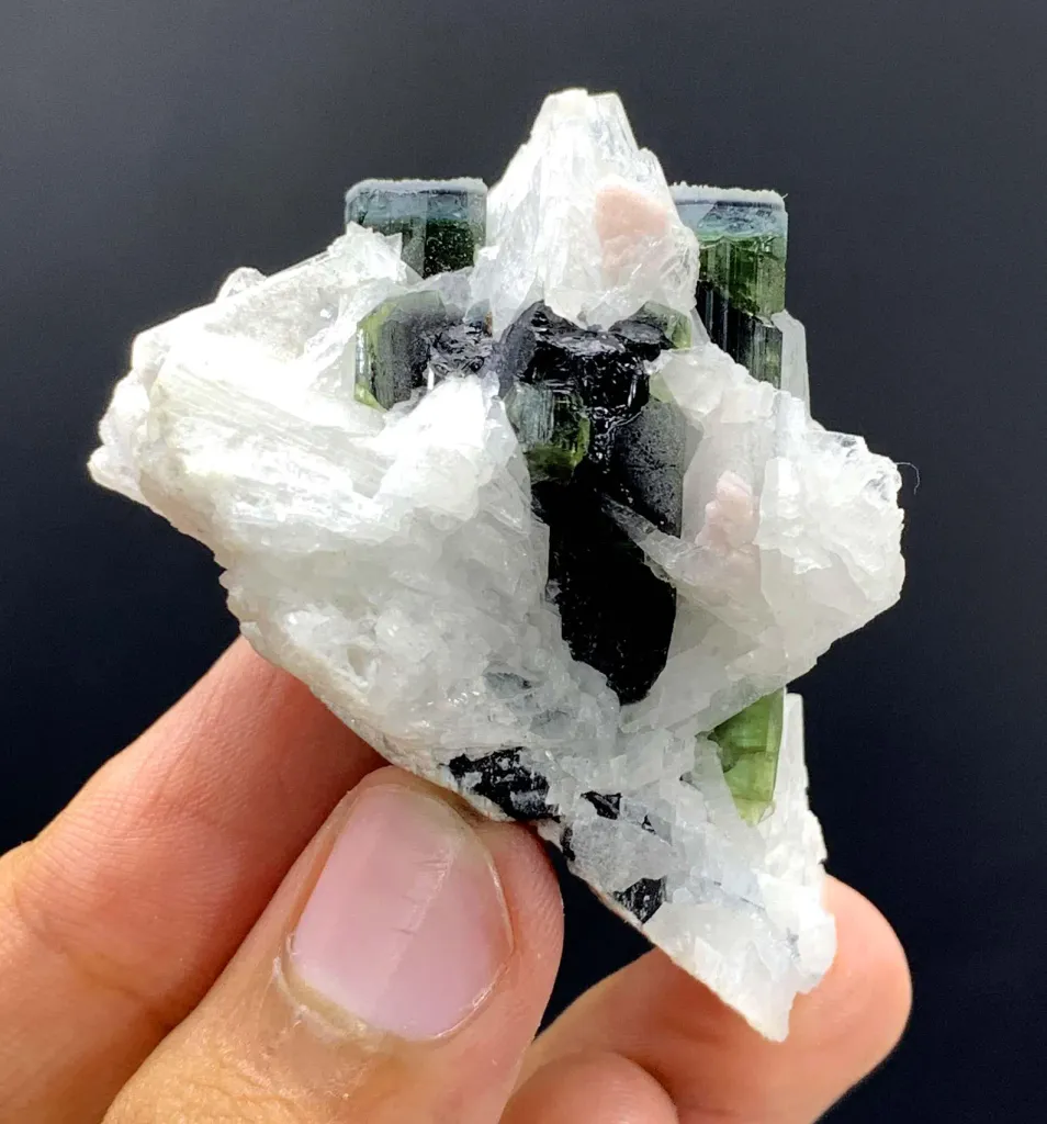 Tricolor Tourmaline with Albite from Afghanistan - image 7