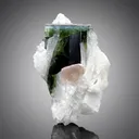Tricolor Tourmaline with Albite from Afghanistan - image 1