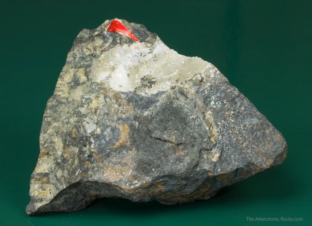 Trimerite with Hematite and Calcite - image 2