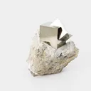 Triple Cube Pyrite on matrix - image 1