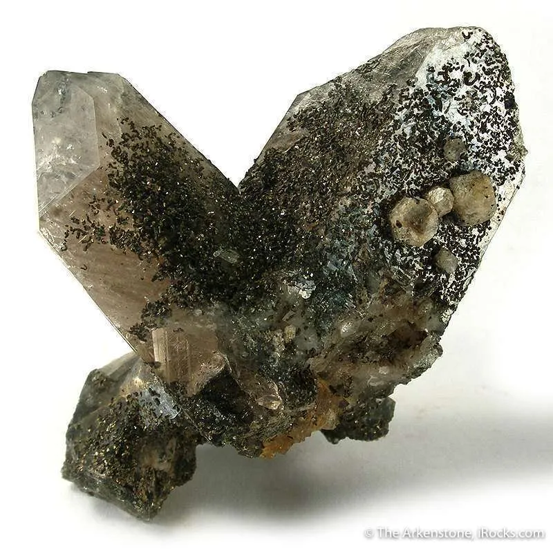 Tsaregorodtsevite on Quartz - image 3