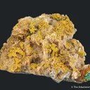 Tsumcorite (TL) on Tennantite and Quartz - image 1