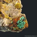 Tsumcorite (TL) on Tennantite and Quartz - image 6
