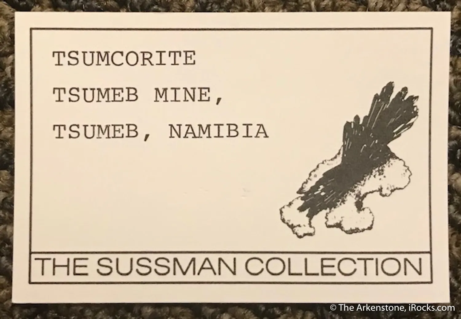 Tsumcorite (type locality) - image 4