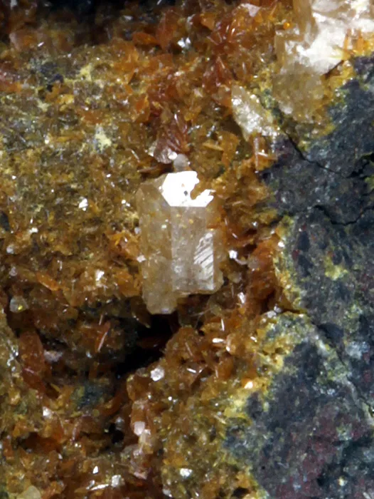 Tsumcorite with Wulfenite - image 1