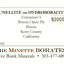TUNELLITE on Hydroboracite - image 9