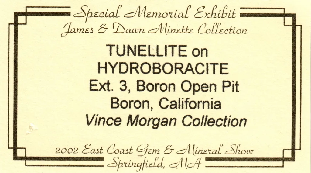 TUNELLITE on Hydroboracite - image 7