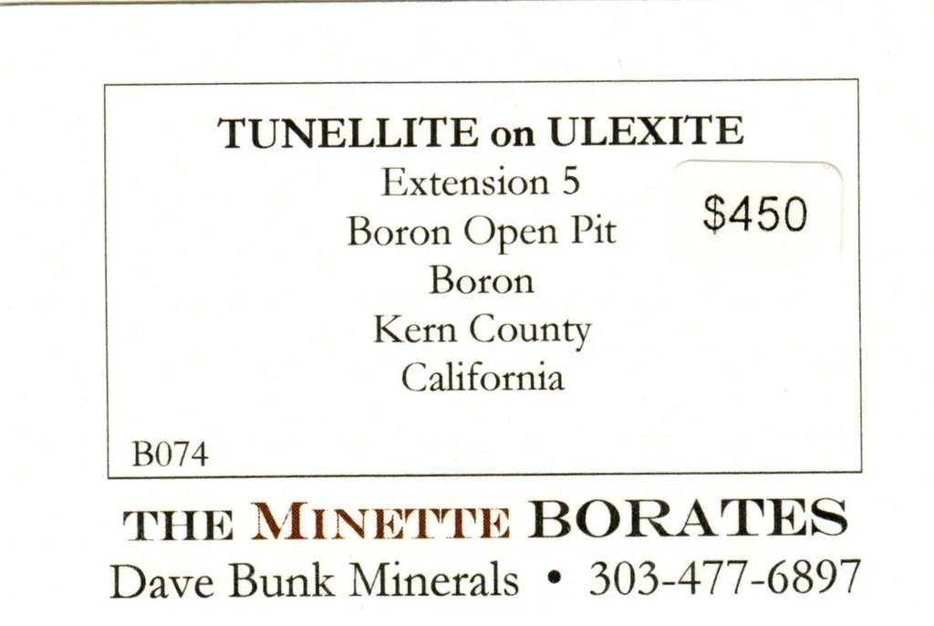 TUNELLITE on Ulexite - image 8