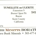 TUNELLITE on Ulexite - image 8